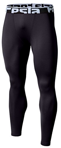 TM-P21-BB_Medium j-RAL Tesla Men's Thermal Wintergear Compression Baselayer Pants Leggings P21