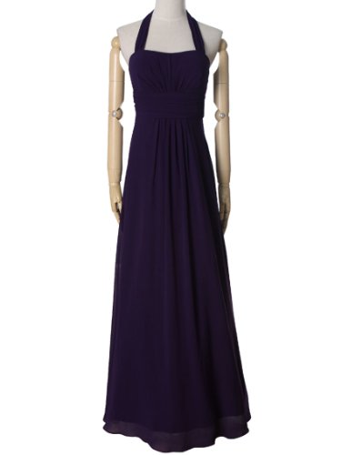 Ever Pretty Sexy Halter Ruffles Padded Empire Line Prom Gown 09593