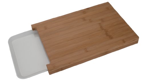 Zeller 25259 Schneidebrett mit Tablett, Bamboo/Melamin / 38 x 26 x 4.5 Preisvergleich