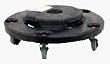 Dolly for Round Brute Trash Container, 250 Pound Load Capacity, Black RUB264000BK