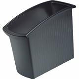 HAN Papierkorb Mondo/1840-13 194x450x345mm schwarz Inh.18l