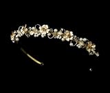 Sophia Gold Plated Bridal Headband