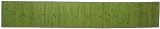 Laser Printed Split Bamboo 12" x 72" Citus Green Runner