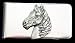 All Products : Wildlife Sculpted Pewter Moneyclip - Free Form Horse Head