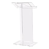 400 Series V Style Clear Acrylic Lectern