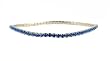Anklet - A16 - Swarovski (tm) Crystal - Stretch ~ Sapphire (Blue)