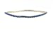 Anklet - A16 - Swarovski (tm) Crystal - Stretch ~ Sapphire (Blue)