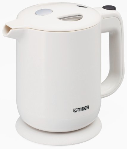 TIGER 電気ケトル 0.6L(フッ素加工内容器) クリームホワイト PFY-A061-WR