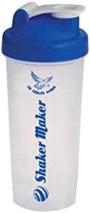 #1 Shaker Bottle BPA Free For Protein Shake Recipes - Perfect Blender Bottle for Women - Wire Whisk Ball For Easy Mixing - Wide Mouth For Adding Powder - Excellent Smoothie Recipes With Shaker Cup - Create Shakes For The Gym With Whey Protein - Doubles As Kitchen Blender Or Cocktail Shaker - WHY NOT BUY A COUPLE RIGHT NOW!!!