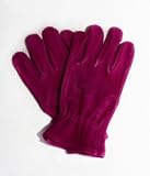 Pink Leather Work Gloves - Girlgear 00066 - Size LARGE