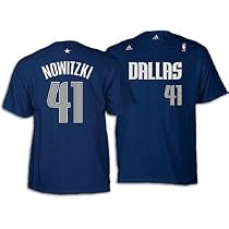 adidas Dallas Mavericks Dirk Nowitzki Game Time T-Shirt