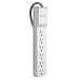 Belkin 6-Outlet Home/Office Surge Protector with 2.5 feet Cord