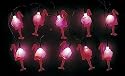 Plastic Flamingo Lights