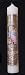 10" Baptism Candle in Spanish - Silver Plated