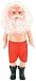 PLASTIC SANTA DOLL 13-SANTA CLAUS