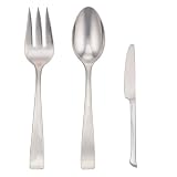 Dansk Precision Stainless-Steel 3-Piece Hostess Set