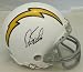 Dan Fouts Autographed/Hand Signed San Diego Chargers Throwback Mini Helmet