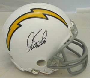 Dan Fouts Autographed/Hand Signed San Diego Chargers Throwback Mini Helmet
