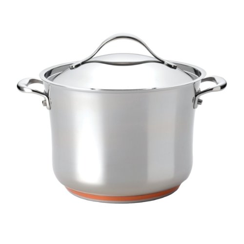 Anolon Nouvelle Copper 8.25-Qt. Covered Stockpot