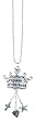 QUEEN OF THE ROAD Car Charm Ornmament with Dangles
