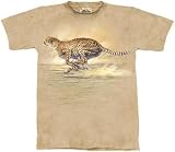 The Mountain Running Cheetah Big Cat Short Sleeve Adult Tee T-shirt