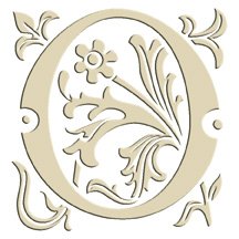 Monogram Embroidered Guest Towel - O - 1 Hand Towel