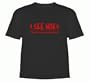 6th Sense Clubbing T-Shirt (I see Hoes) T-Shirt Black Small