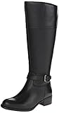 Franco Sarto Women's Corda Wide Calf Riding Boot, Black, 8 Medium/Wide US