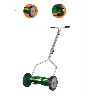 Scotts 304-14S 14-Inch Economy Push Reel Lawn Mower with T-Style Handle and Heat-Treated Blades
