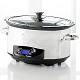 Wolfgang Puck 7 Quart Stainless Steel Slow Cooker