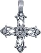 BICO AUSTRALIA JEWELRY (E201) MAGIC KNOT - LOVE CHARM PROTECTION FROM EVIL - Comes with a Generic 18 inch (to 20in) Adjustable 4mm Black Rubber Necklace.