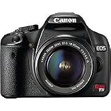 Canon EOS Rebel T1i EF-S Digital SLR Camera - Black - with 18-55mm Lens - Refurbished