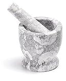 Search : Creative Home Fossil Marble 4" x 4" Mortar & Pestle Set