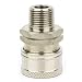 Interstate Pneumatics PW7147 Pressure Washer 3/8 inch MNPT Stainless Steel Coupler 5200 PSI