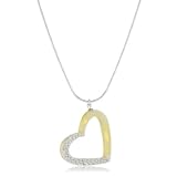 ZEFFIRA Heart Natural Horn Pendant Blonde And 