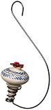 Habita MiniBlossom Hummingbird Feeder Hanging Folklore Blue Leaf