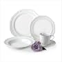 Mikasa Antique White 45-Piece Dinnerware Set, Service for 8