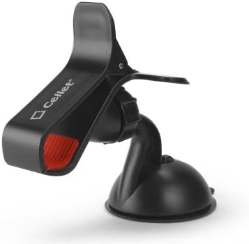 Cellet Dashboard/Windshield Car Mount Holder For ZTE Quartz Z797 + Keychain Tool