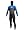Black/Blue/Silver