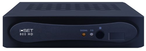 i-Set 800 HD Satelliten-Receiver (HDTV, HDMI, DVB-S/S2, USB 2.0) schwarz