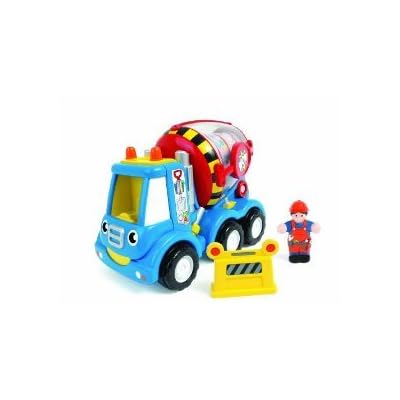 WOW Toys Mix 'n' Fix Mike Friction-powered Cement Truck with Revolving Mixer