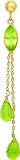 14K Gold August Peridot Dangle Earrings Ear Jewelry