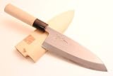 YOSHIHIRO- Shiro-ko Kasumi Deba Chef Knife 6
