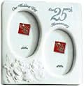 Special 25th Anniversary oval duo by Russ Berrie