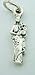 Mini Charm Bracelet Catholic Petite Medal Silver title=