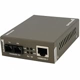 StarTech.com 1000 Mbps Gigabit Multi Mode Fiber Ethernet Media Converter SC 550m