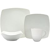 Red Vanilla White Rice 16-Piece Dinnerware Set