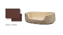 Alpha Pooch Dreamer Oval Bolster Coco Solid-Fabric- DRM-1722-Y-T3V6