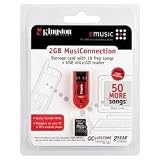 Kingston KW-B042G-1MAQ 2GB microSD MusiConnection Starter Pack
