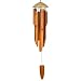 Asli Arts Collection C302 Large Spun Top Bamboo Chime, Natural
